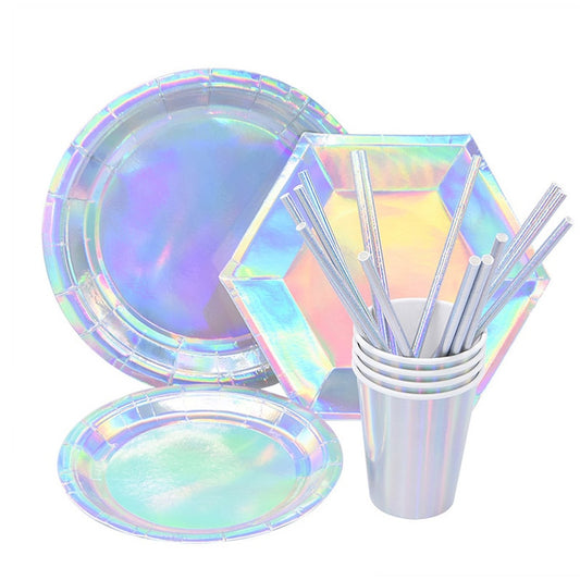 Hologram Tableware and Drinkware 8 Pieces