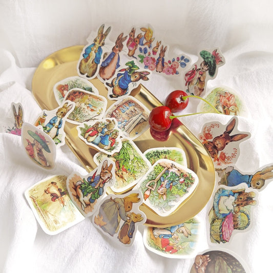 Peter Rabbit Vintage Sticker Set