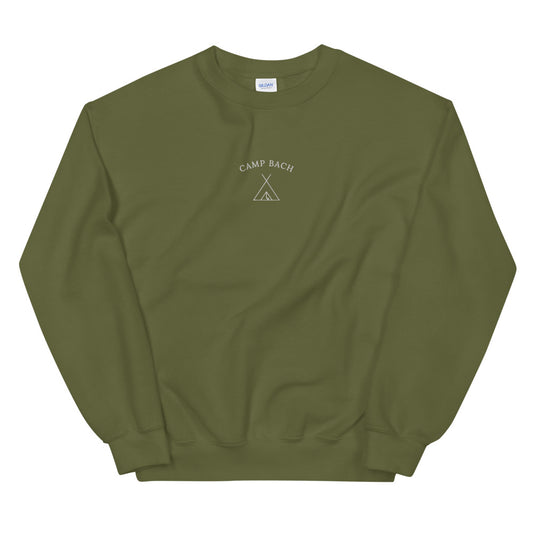 Camp Bach Minimalist Embroidered Crew